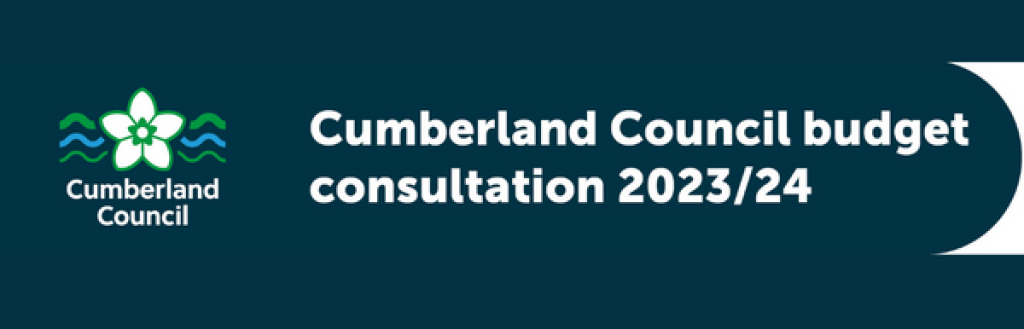 Cumberland Council budget consultation header